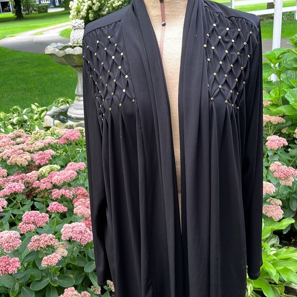 Women’s black jacket Avenue 22-24 EUC - Picture 3 of 5